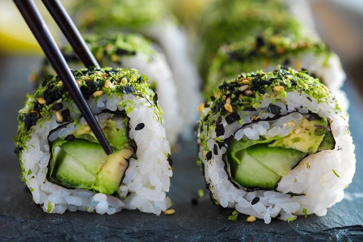 Plant based sushi